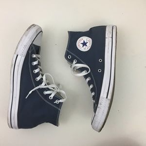 Converse Navy Blue High-Top Sneakers